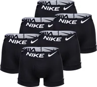 Majtki męskie - Bokserki męskie NIKE, zestaw 6 sztuk - kąpielówki, Dri-Fit Micro, logo w pasie, czarny L - miniaturka - grafika 1