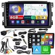 Radia samochodowe - Radio samochodowe NCS ZQ9 SMART FORTWO 2005-2010 Android z nawigacja 8GB LTE - miniaturka - grafika 1
