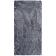 Dywany - Dywan Cubic w kwadraty 60 x 100 cm ciemnoszary - miniaturka - grafika 1