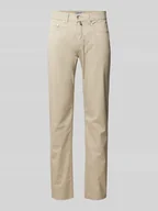 Spodnie męskie - Spodnie o kroju tapered fit z 5 kieszeniami model ‘Lyon’ - miniaturka - grafika 1