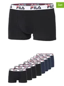 Majtki męskie - Fila Bokserki (8 par) w kolorze czarnym i granatowym - miniaturka - grafika 1