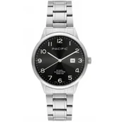 Zegarki męskie - Srebrny męski zegarek na bransolecie PACIFIC SSMB-1107D-02 - miniaturka - grafika 1