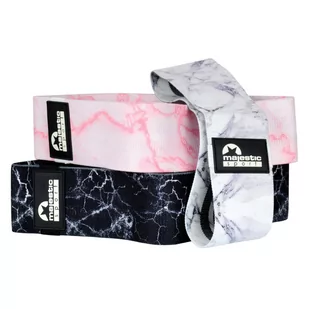 Zestaw gum do ćwiczeń HIP BAND marble (3 szt.) - Gumy, taśmy, ekspandery - miniaturka - grafika 1