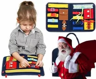 Zabawki interaktywne dla dzieci - Prezent Dla 2 3 4 Latka Tablica Montessori Miękka - miniaturka - grafika 1