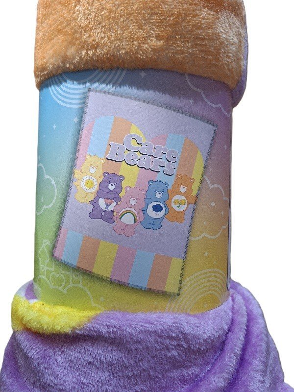 Koc flanelowy CARE BEARS 130x160 nowy