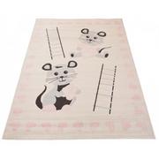 Dywany dla dzieci - Różowy dywan z myszkami dla dzieci - Animas 4X - miniaturka - grafika 1