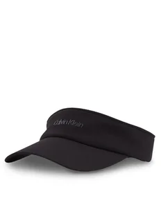 Calvin Klein Daszek Seersucker Visor K50K512973 Czarny - Czapki i chusty sportowe męskie - miniaturka - grafika 1