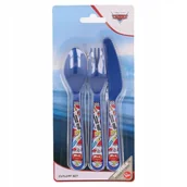 Sztućce dla dzieci - sztućce AUTA CARS ZYGZAK MCQUEEN łyżka widelec nóż - miniaturka - grafika 1