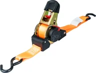 Pasy transportowe - AMiO Pas transportowy z automatycznym zwijaczem 1000kg 1t 38mm 4m s-type amio-03320 - miniaturka - grafika 1