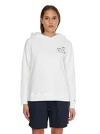 Bluzy damskie - Tommy Hilfiger Bluza Damska Regular Slogan Hoodie White Ww0Ww35604 Ybr Xs - miniaturka - grafika 1