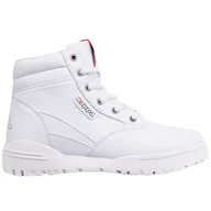 Buty sportowe damskie - Buty Kappa Bonfire Lf U 242779 1010 białe - miniaturka - grafika 1