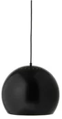 Lampy sufitowe - Frandsen - Ball Lampa Wisząca Ø40 Matowa Czarna Frandsen - miniaturka - grafika 1