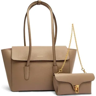 Coccinelle Skórzana shopperka 2w1 BEAT - Torebki damskie - miniaturka - grafika 1