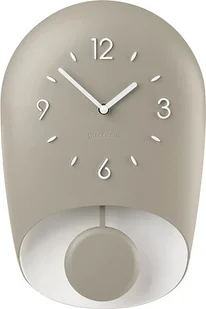 Zegar ścienny z wahadłem Home Bell taupe - Zegary - miniaturka - grafika 1