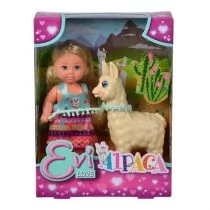 Simba Evi na spacerze z alpaką - - Lalki dla dziewczynek - miniaturka - grafika 1