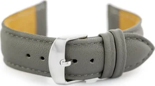 Pasek skórzany do zegarka W83L - szary - 16mm - Akcesoria do smartwatchy - miniaturka - grafika 1