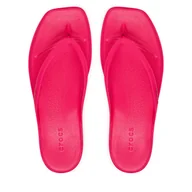Klapki i japonki damskie - Japonki Crocs Miami Flip 211435 Różowy - miniaturka - grafika 1