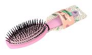 Szczotki i grzebienie do włosów - Donegal Szczotka owalna z poduszką Pink Lychee Brush 1273 - miniaturka - grafika 1