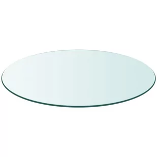 vidaXL Blat stołu szklany, okrągły 900 mm - Meble modułowe i akcesoria - miniaturka - grafika 1
