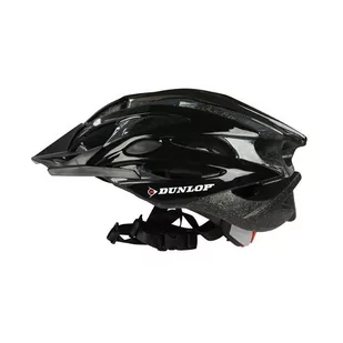 Dunlop - Kask rowerowy regulowany MTB r. M 55-58 cm (czarny) - Kaski rowerowe - miniaturka - grafika 1