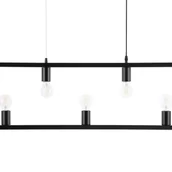 Lampy sufitowe - Beliani Lampa wisząca czarna BAYAS - miniaturka - grafika 1