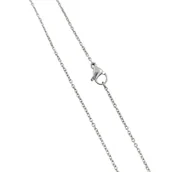 Łańcuszki - Łańcuszek stal chirurgiczna 50cm / 1.5mm - Ankier Srebrny - miniaturka - grafika 1