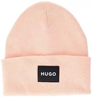 Czapki męskie - HUGO Czapka męska Xevon Beanie, Light/Pastel Red630, jeden rozmiar - miniaturka - grafika 1