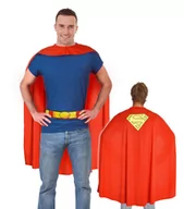 Dodatki do strojów karnawałowych - STRÓJ SUPERMAN PELERYNA LICENCJA - miniaturka - grafika 1