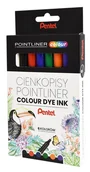 Cienkopisy - Pentel Cienkopis 6kol 0.4 Fib Pen S40-ST6PL Wb - miniaturka - grafika 1