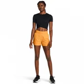 Spodenki damskie - Damskie spodenki do biegania Under Armour UA Launch Pro 3'' Shorts - pomarańczowe - miniaturka - grafika 1