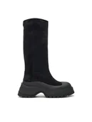 Kozaki damskie - Bronx Kozaki 14367-C Czarny - miniaturka - grafika 1