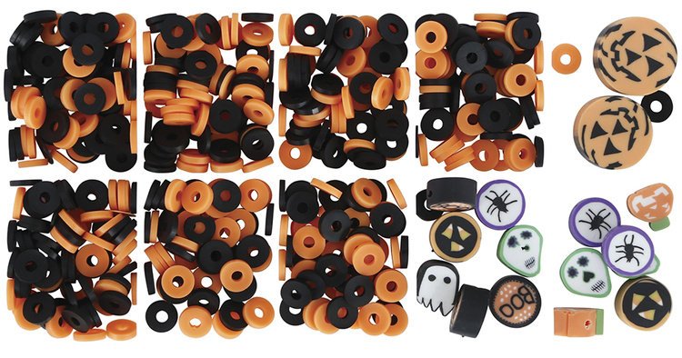 Zestaw 512 elementów bransoletki halloween diy