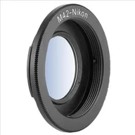 Akcesoria fotograficzne - Adapter M42 Nikon Soczewka - miniaturka - grafika 1
