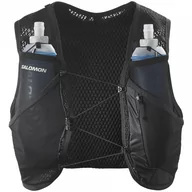 Kurtki i kamizelki sportowe męskie - Kamizelka do biegania Salomon Active Skin 4 Rozmiar: M / Kolor: czarny - miniaturka - grafika 1