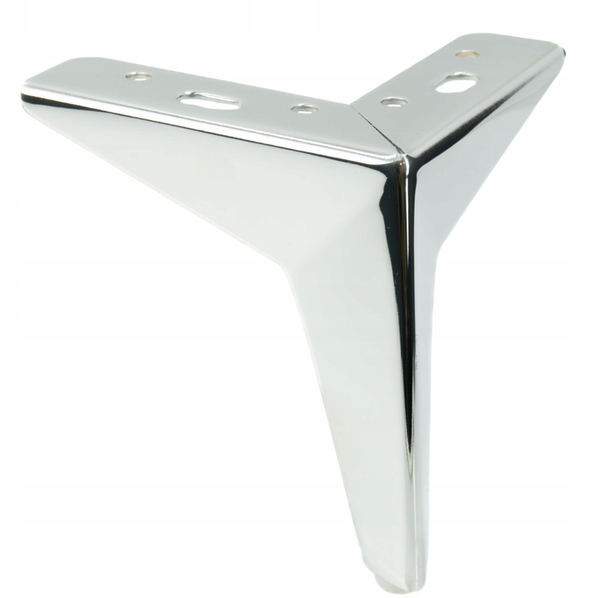 Nóżka meblowa Gwiazda srebrna h=13 cm noga metalowa do łóżka, sofy, komody