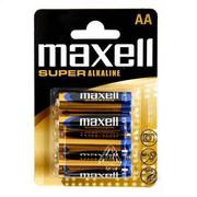 Baterie i akcesoria - Maxell 4x BATERIA SUPER ALKALINE LR06/AA BLISTER MAX23 - miniaturka - grafika 1