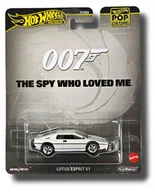 Samochody i pojazdy dla dzieci - Hot Wheels Premium Pop Culture Lotus Esprit S1 James Bond 007 - miniaturka - grafika 1