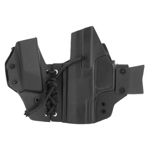 DOUBLETAP GEAR - Kabura wewnętrzna Kydex Appendix Elastic IWB z ładownicą do Walther P99 - Czarna - Odzież taktyczna i umundurowanie - miniaturka - grafika 2
