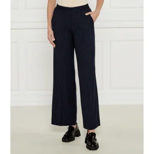 Calvin Klein Spodnie flare fit z dodatkiem wełny - Spodnie damskie - miniaturka - grafika 1