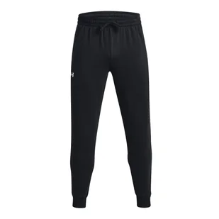 Męskie Spodnie UNDER ARMOUR UA RIVAL FLEECE JOGGERS 1379774-001 – Czarny - Spodnie męskie - miniaturka - grafika 1