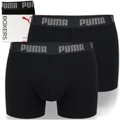 Majtki męskie - PUMA Bokserki Męskie 2 Sztuki Bawełna Black Logo Rozmiar XL - miniaturka - grafika 1