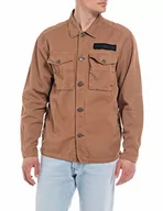 Kurtki męskie - Replay Męska kurtka M8138, 721 brązowa, XL, 721 BROWN, XL - miniaturka - grafika 1