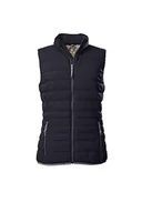 Kamizelki damskie - G.I.G.A. DX Damska kamizelka pikowana / kamizelka funkcyjna o wyglądzie puchu Sagany, granatowa, 38, 39529-000, granatowy, 38 - miniaturka - grafika 1