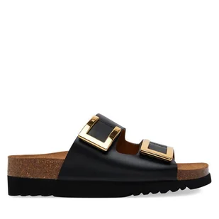 Klapki Scholl Mules Black Monterey 2 Straps Ad F305841004 1004 Czarny - Klapki i japonki damskie - miniaturka - grafika 1