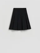 Spódnice - Reserved - Rozkloszowana spódnica midi - czarny - miniaturka - grafika 1