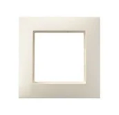 Klawisze i ramki - Ospel Ramka pojedyncza Ecru Aria - R-1U/27 - miniaturka - grafika 1