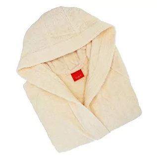 Szlafroki damskie - Gabel Widelec 09200 5B płaszcz kąpielowy dla dorosłych, 100% bawełna, beżowy, 1 x 1 x 1 cm 00 15000 000 000 9200 5B - grafika 1