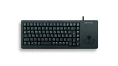 Klawiatury - CHERRY XS Trackball klawiatura USB QWERTY Skandynawia Czarny G84-5400LUMPN-2 - miniaturka - grafika 1