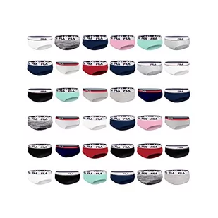 Damskie figi niespodziankę z bawełny w jednolitym modelu losowym (zestaw 3 sztuk), Kolor: wielokolorow, XS - Majtki damskie - miniaturka - grafika 1