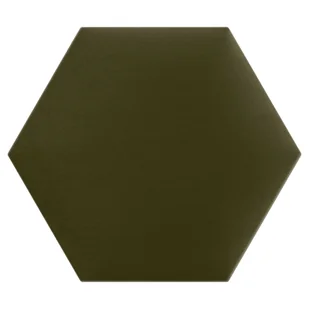 Panel Ścienny 3D Tapicerowany Heksagon 30X26 Cm Khaki Welur - Panele ścienne i boazeria - miniaturka - grafika 1